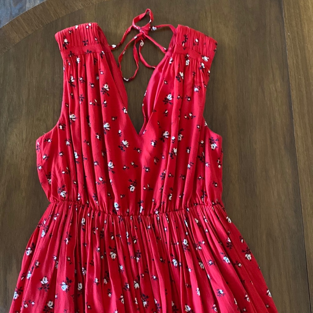 Red tank top dress -Madewell